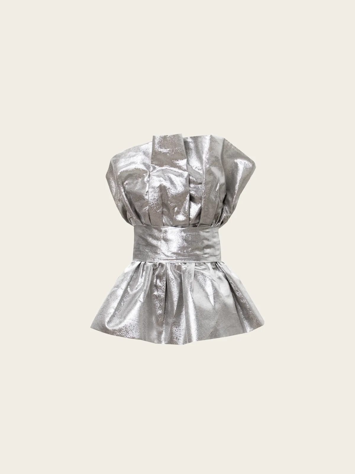 Shell Silver Bustier