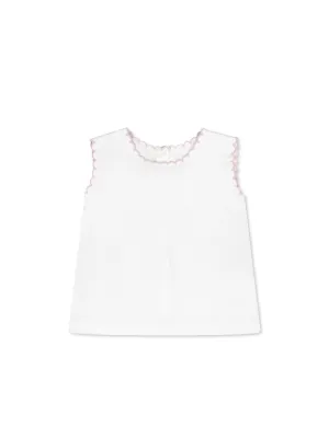 Shelley Shirt - Legacy White, Pensacola Pink