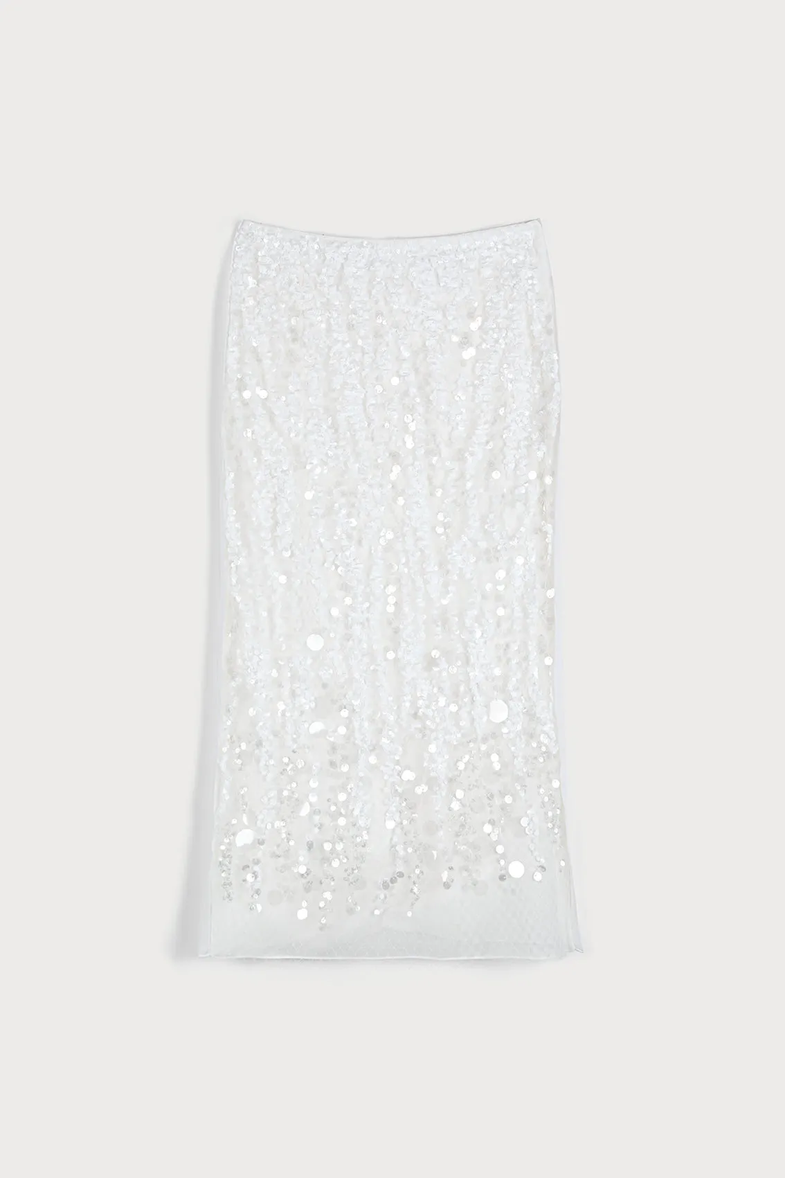 SHIMMERING WHITE DELIGHT SKIRT