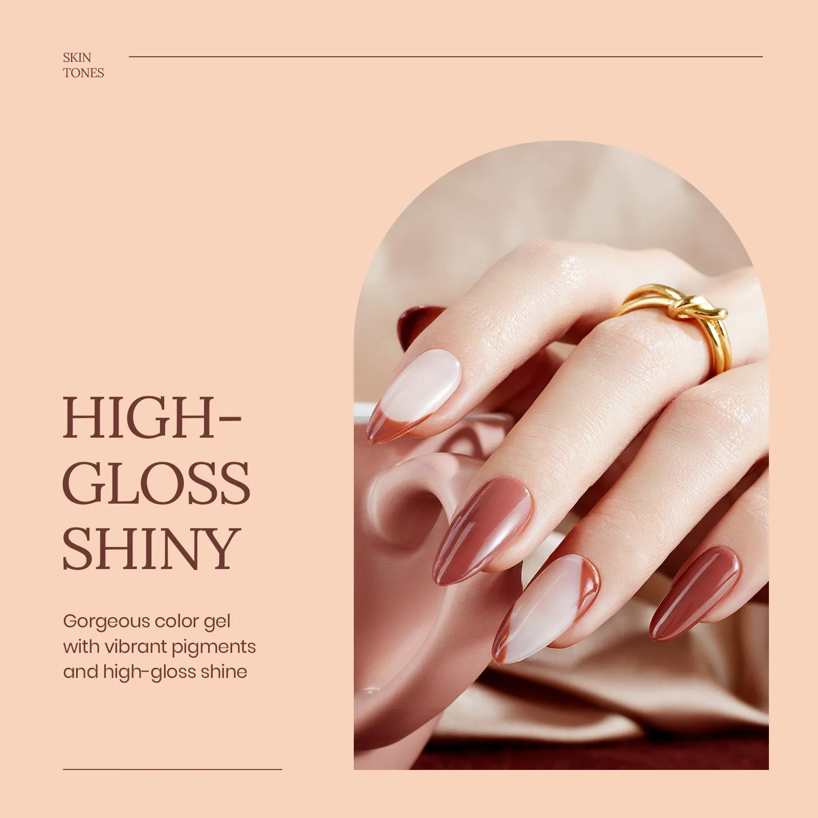 Skin Tones | 6 Colors Gel Polish Set