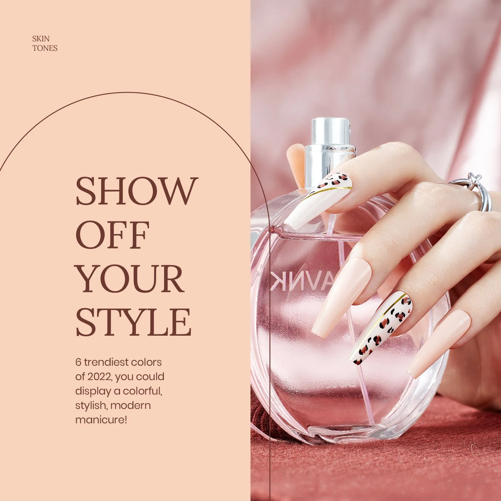 Skin Tones | 6 Colors Gel Polish Set