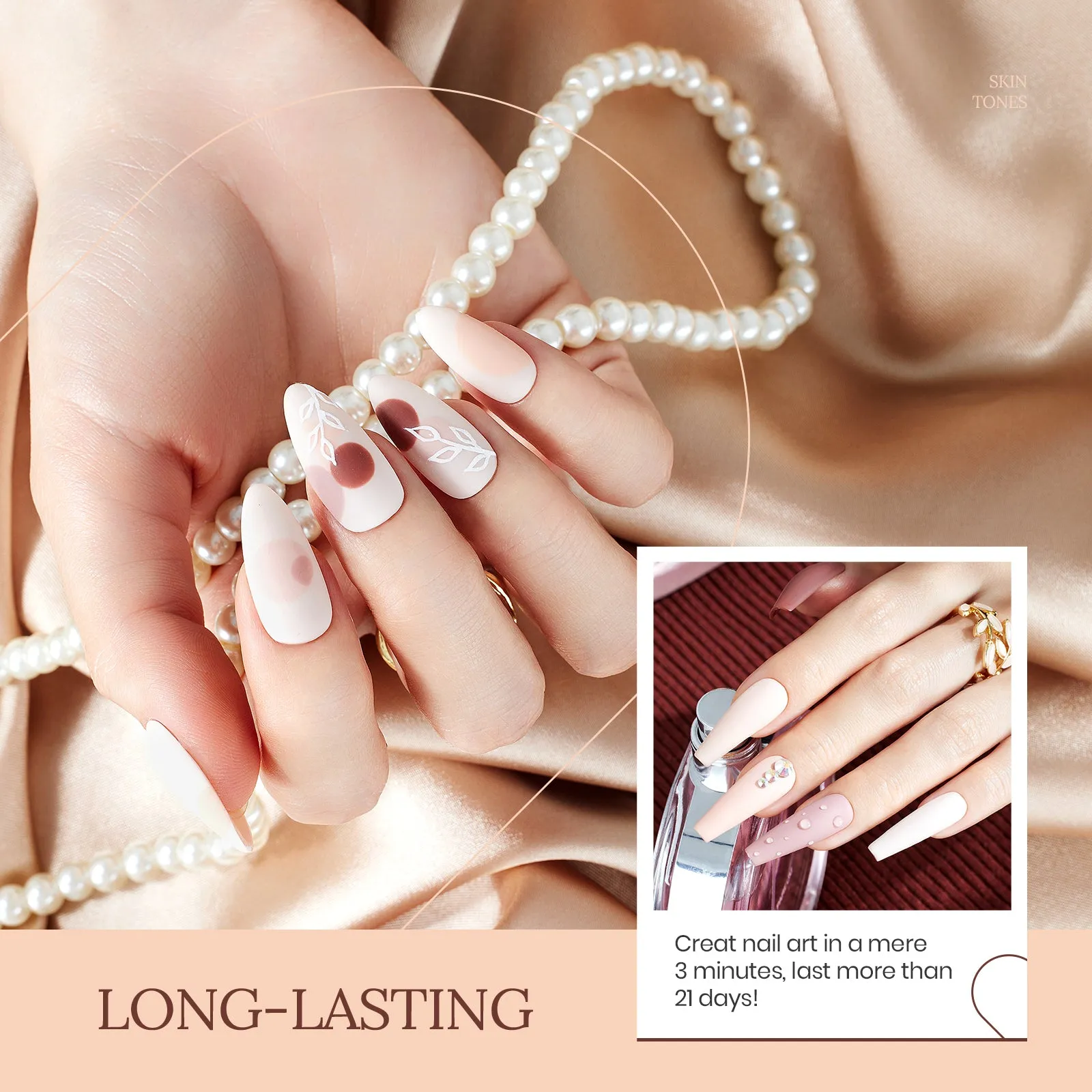 Skin Tones | 6 Colors Gel Polish Set