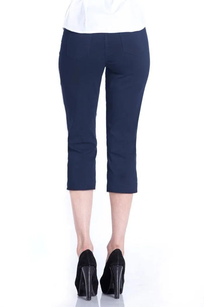 SlimSation 21-Inch Capri  Pants - Midnight