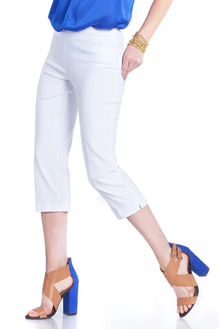 SlimSation 21-Inch Capri  Pants - White