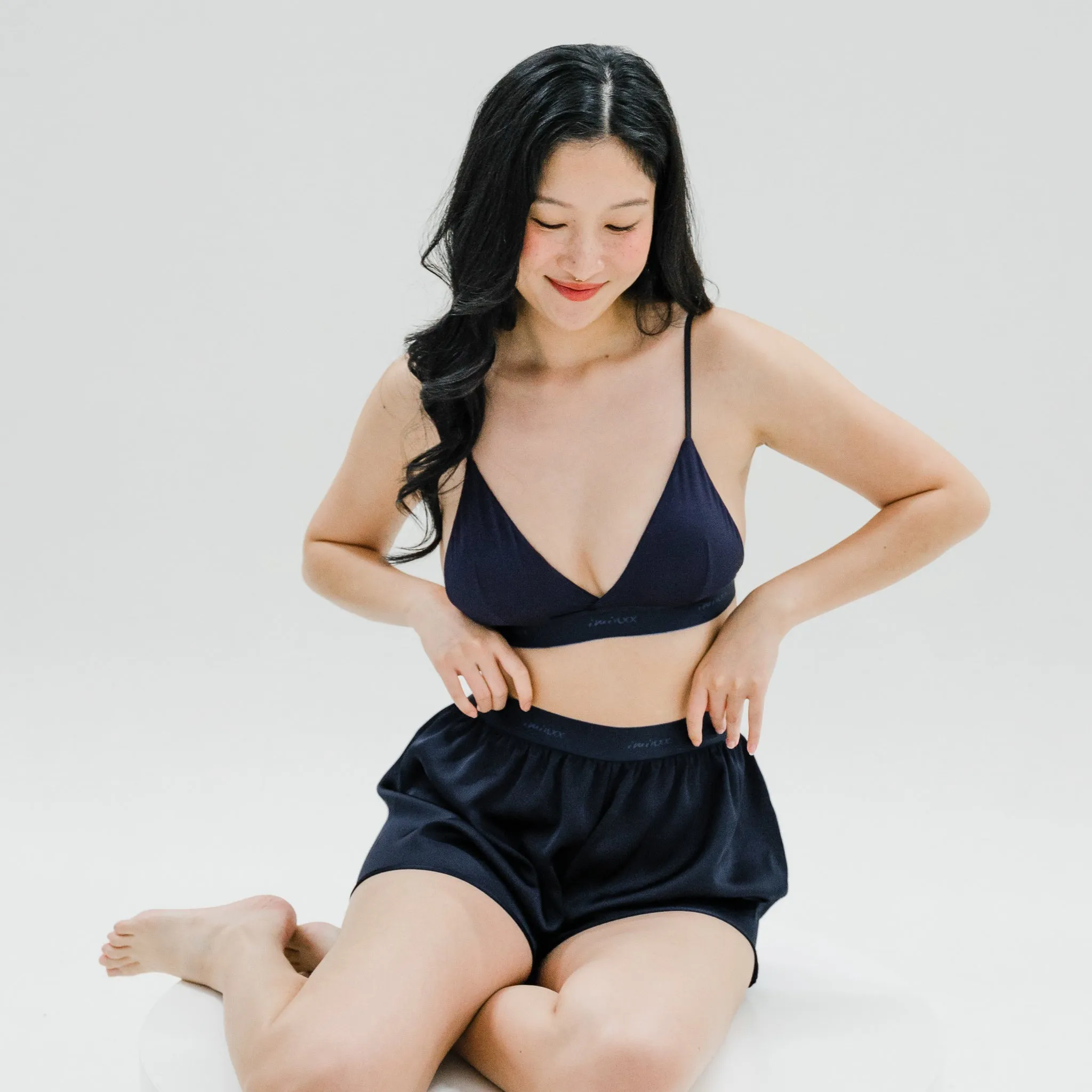 Soft-Cup Modal Lightly-Lined Bralette in Moonlight