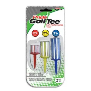 SOFT PERFORMANCE NYLON BRISTLE TEES - 3-TEE MULTI-PACK