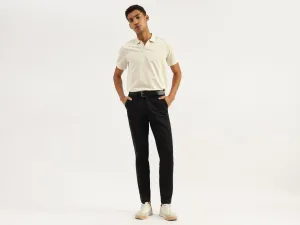 Solid Relaxed Fit Chino Trousers