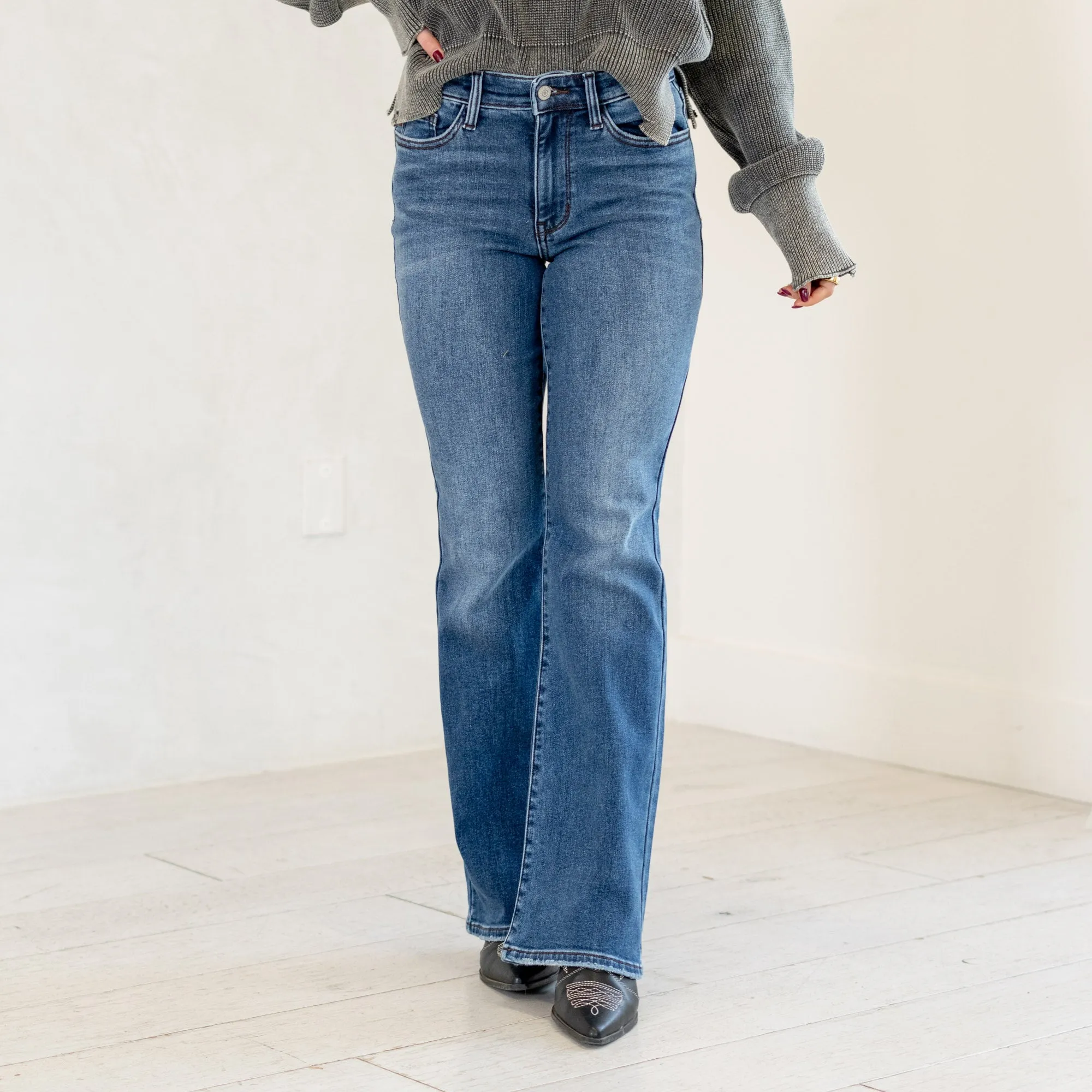 Solstice Mid Rise Boot Cut Regular & Plus Sizes