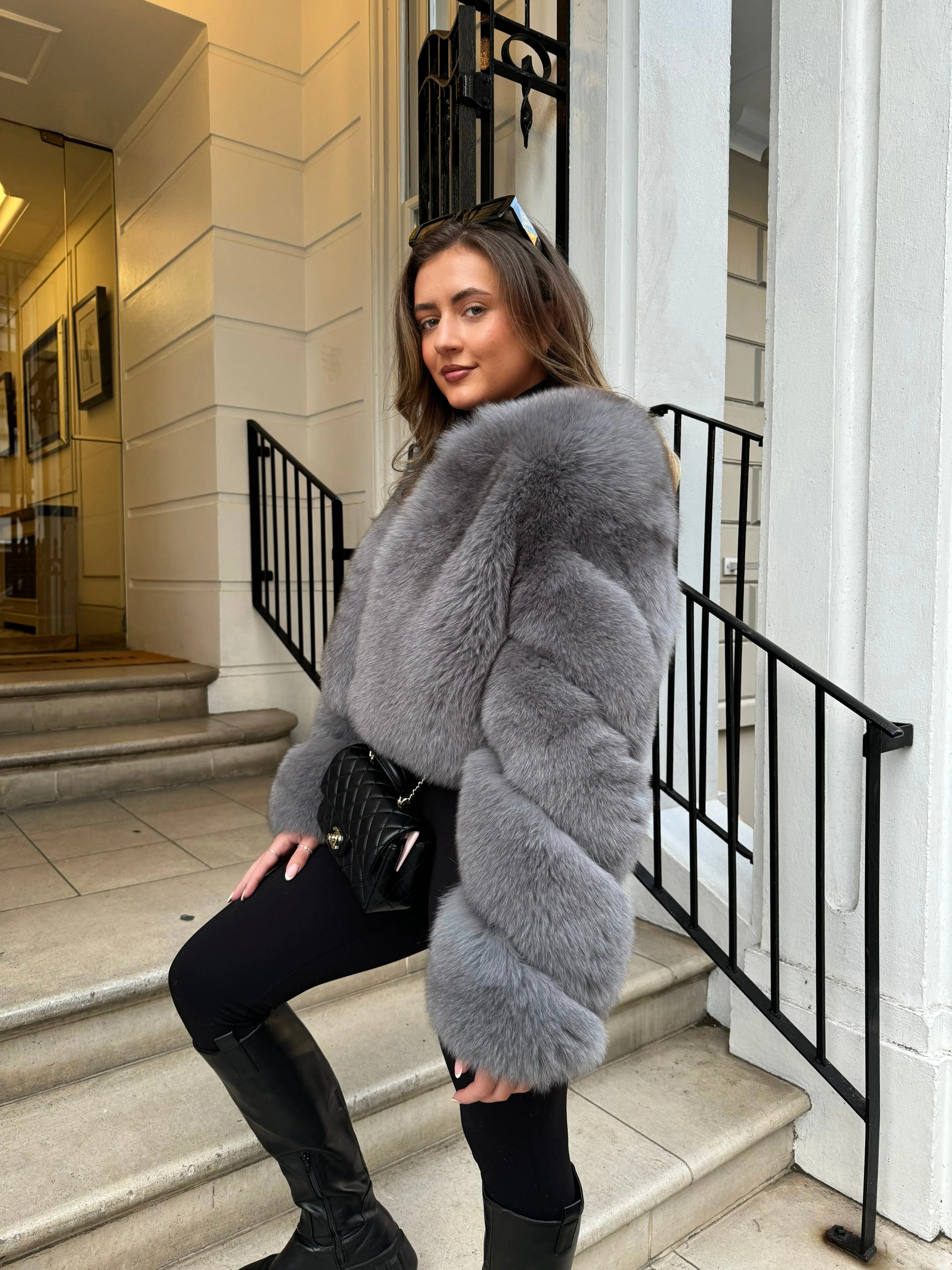 Sophia™ | Elegant Cross Sleeves Coat
