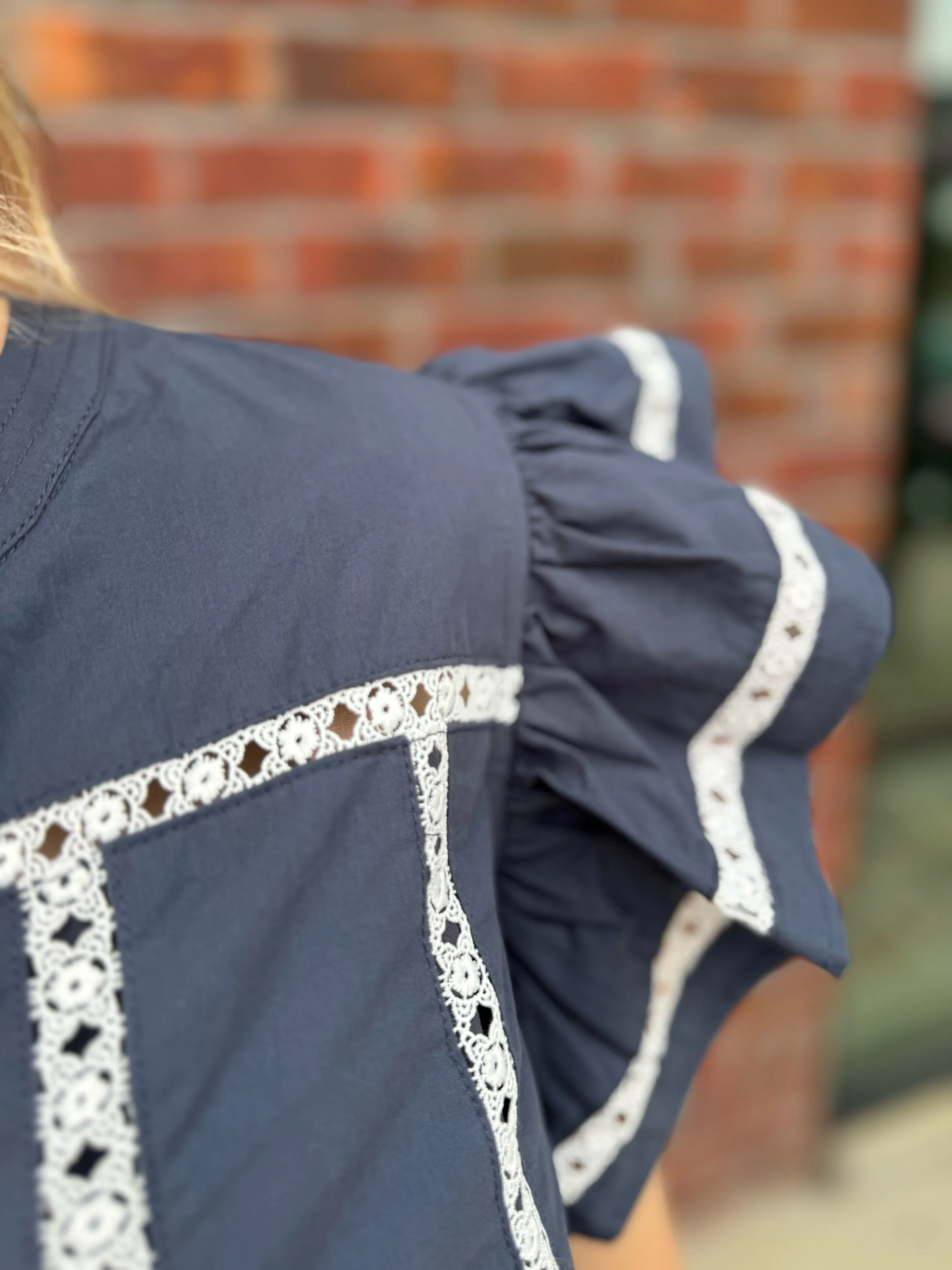 Spring Ease Poplin Top