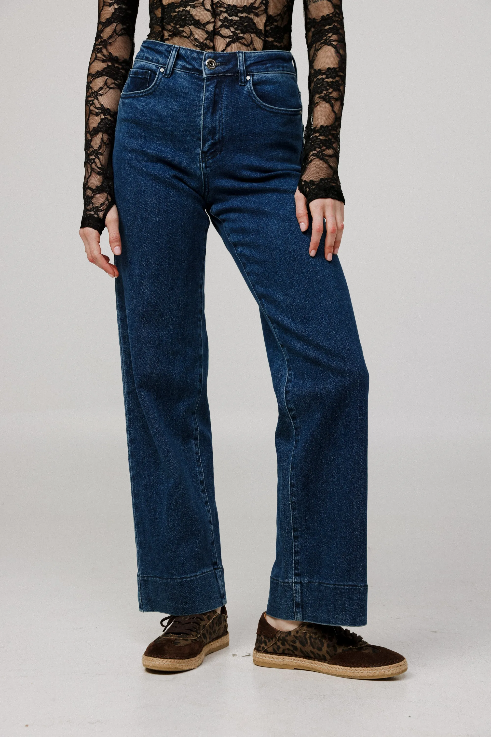 Star 493 Dark Blue Relaxed Denim