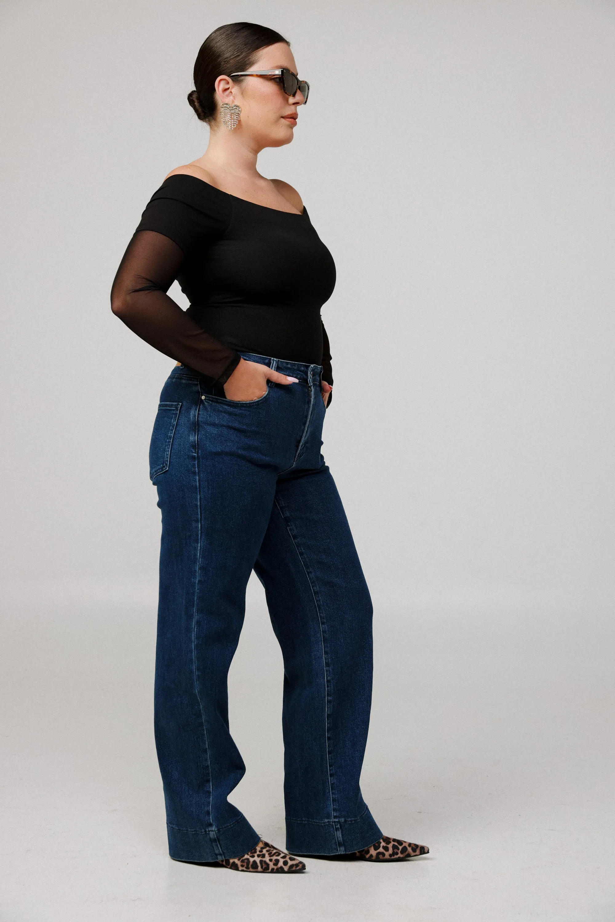 Star 493 Dark Blue Relaxed Denim