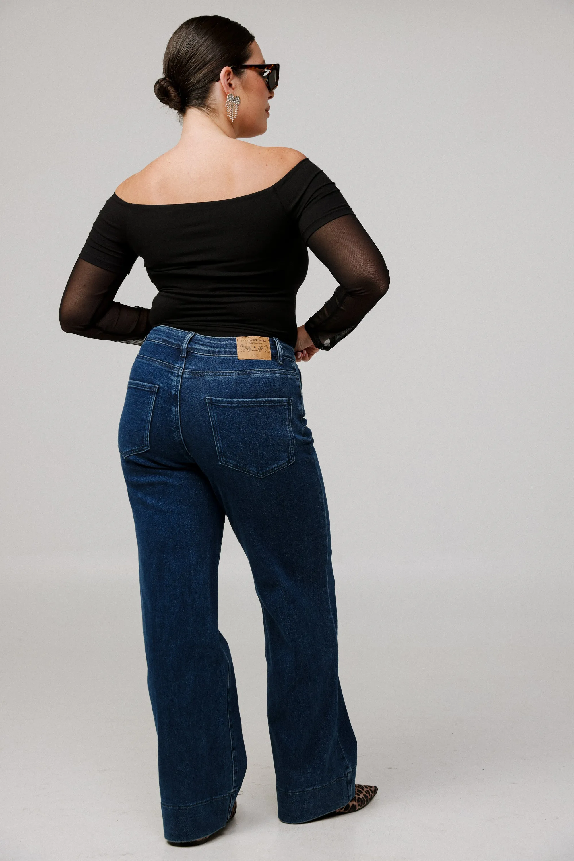 Star 493 Dark Blue Relaxed Denim