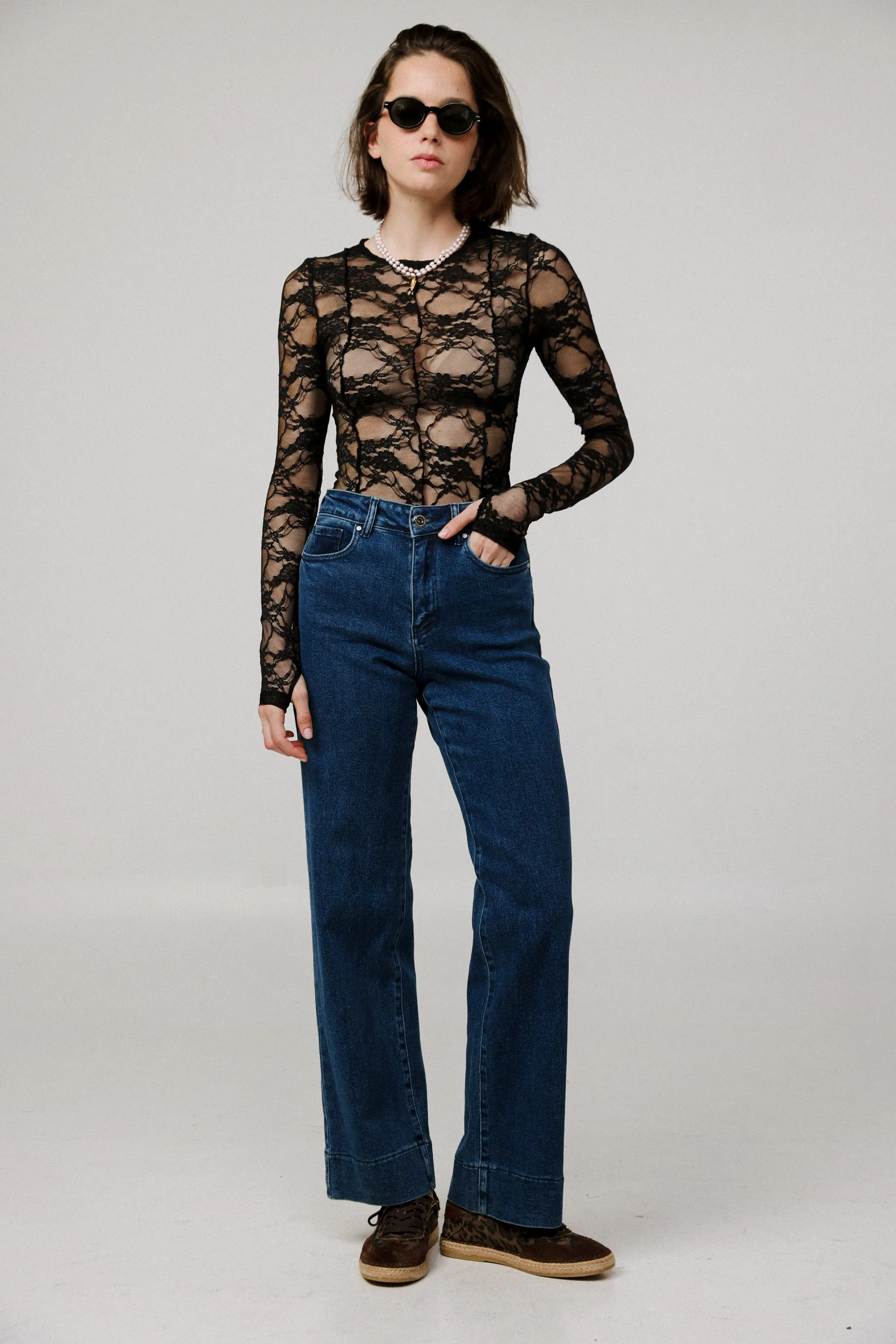 Star 493 Dark Blue Relaxed Denim