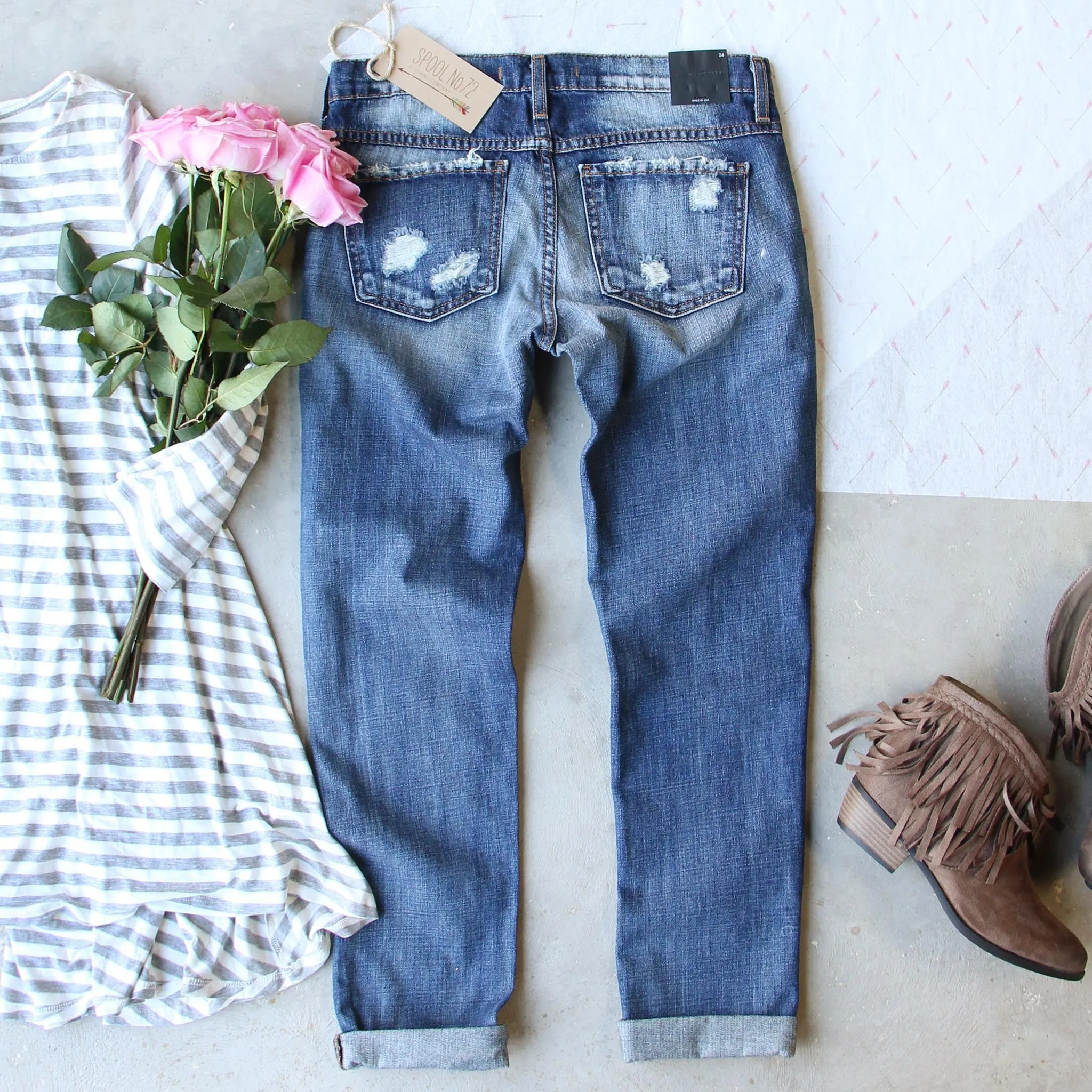 Stitch & Patch Boyfriend Jeans