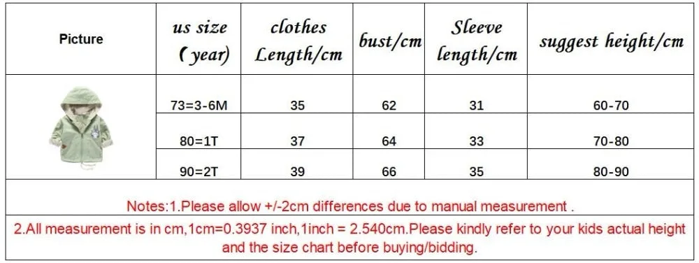 Stylish Baby Girl/ Boy Autumn Spring Jacket