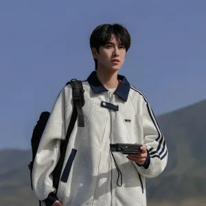 Stylish Stripes Athletic Jacket