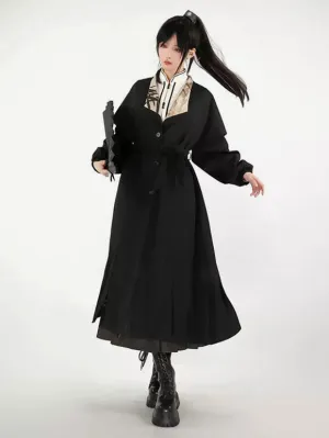 Sweet Lolita Outfits Black Long Sleeves Crinoline
