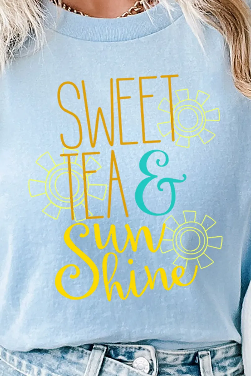 Sweet Tea And Sunshine Short Sleeve Relaxed Fit T-Shirt