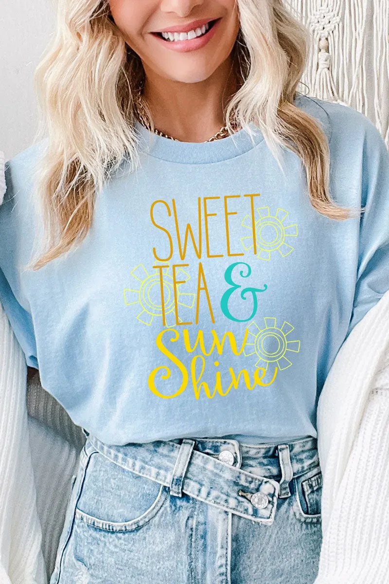 Sweet Tea And Sunshine Short Sleeve Relaxed Fit T-Shirt