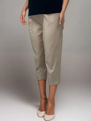 Tan Stretch Capri