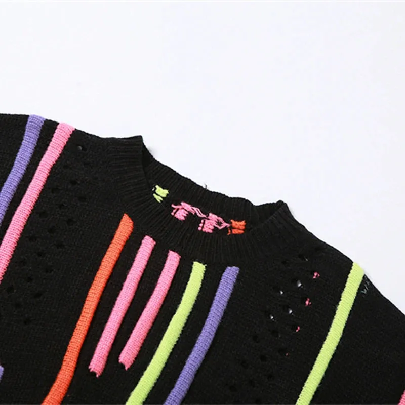 Tassel Crop Sweater