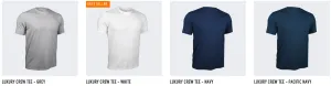 Tees: No-Sweat Crew Neck  by 2UNDR