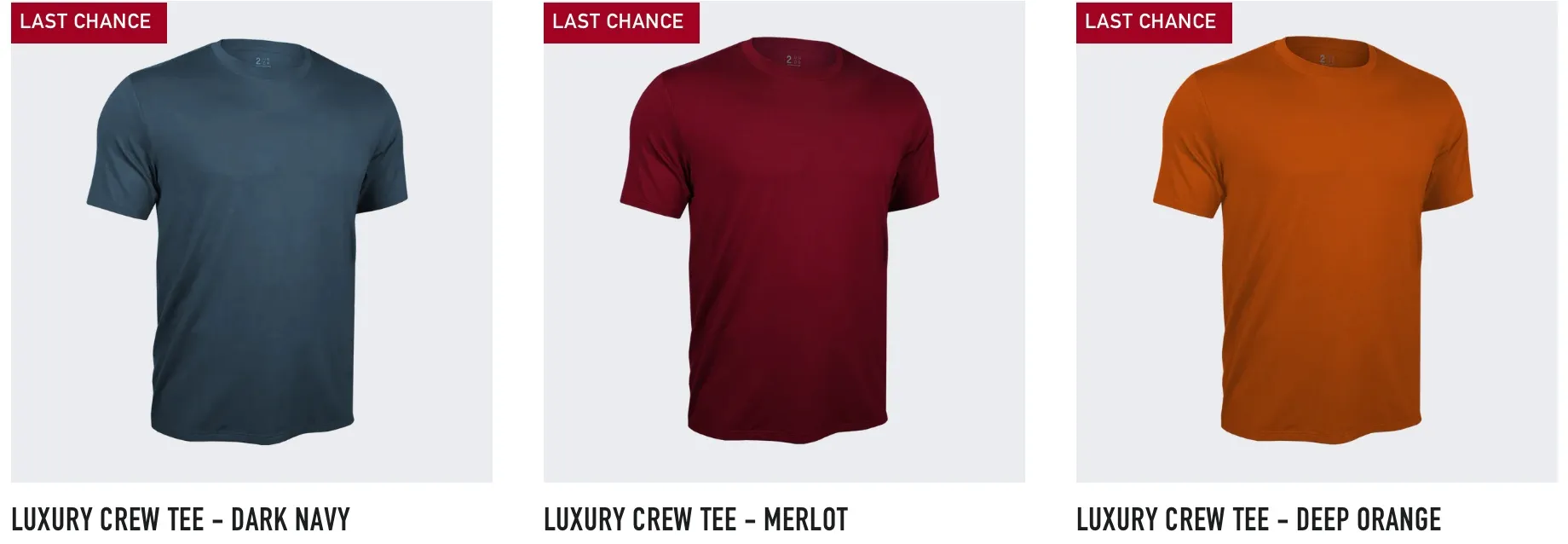Tees: No-Sweat Crew Neck  by 2UNDR