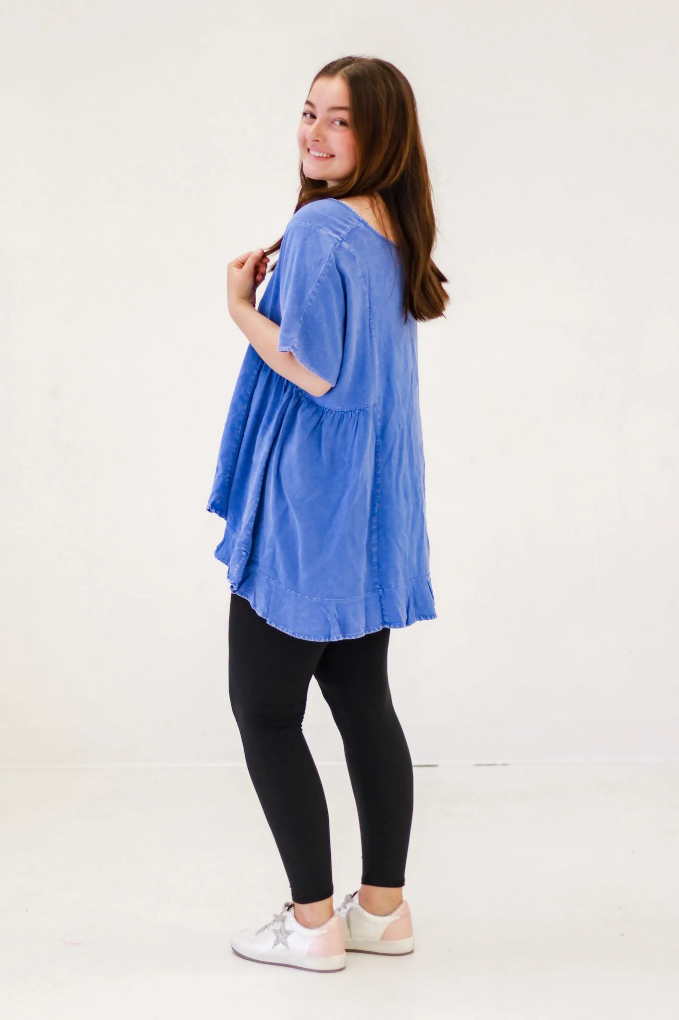 That Friday Feeling Top in Paris Blue