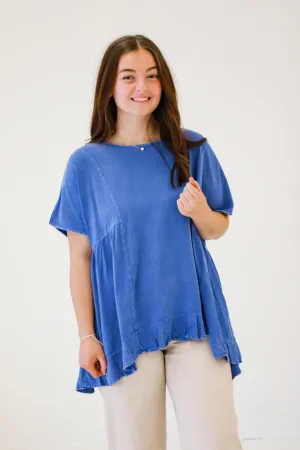 That Friday Feeling Top in Paris Blue
