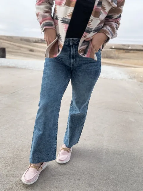 The Cloverfield Cropped Straight Leg Denim