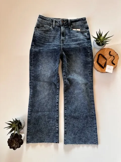 The Cloverfield Cropped Straight Leg Denim