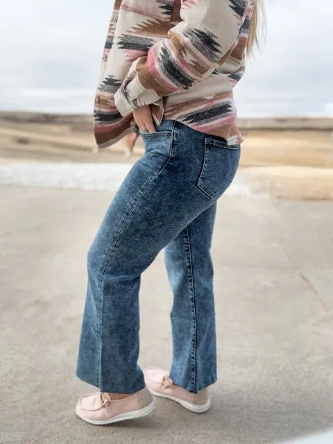 The Cloverfield Cropped Straight Leg Denim