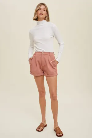 The Leila Ribbed Turtleneck Top