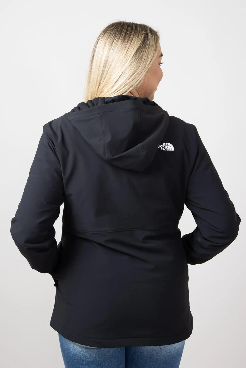 The North Face Shelbe Raschel Hoodie Jacket for Women in Black | NF0A84JJ-4H0