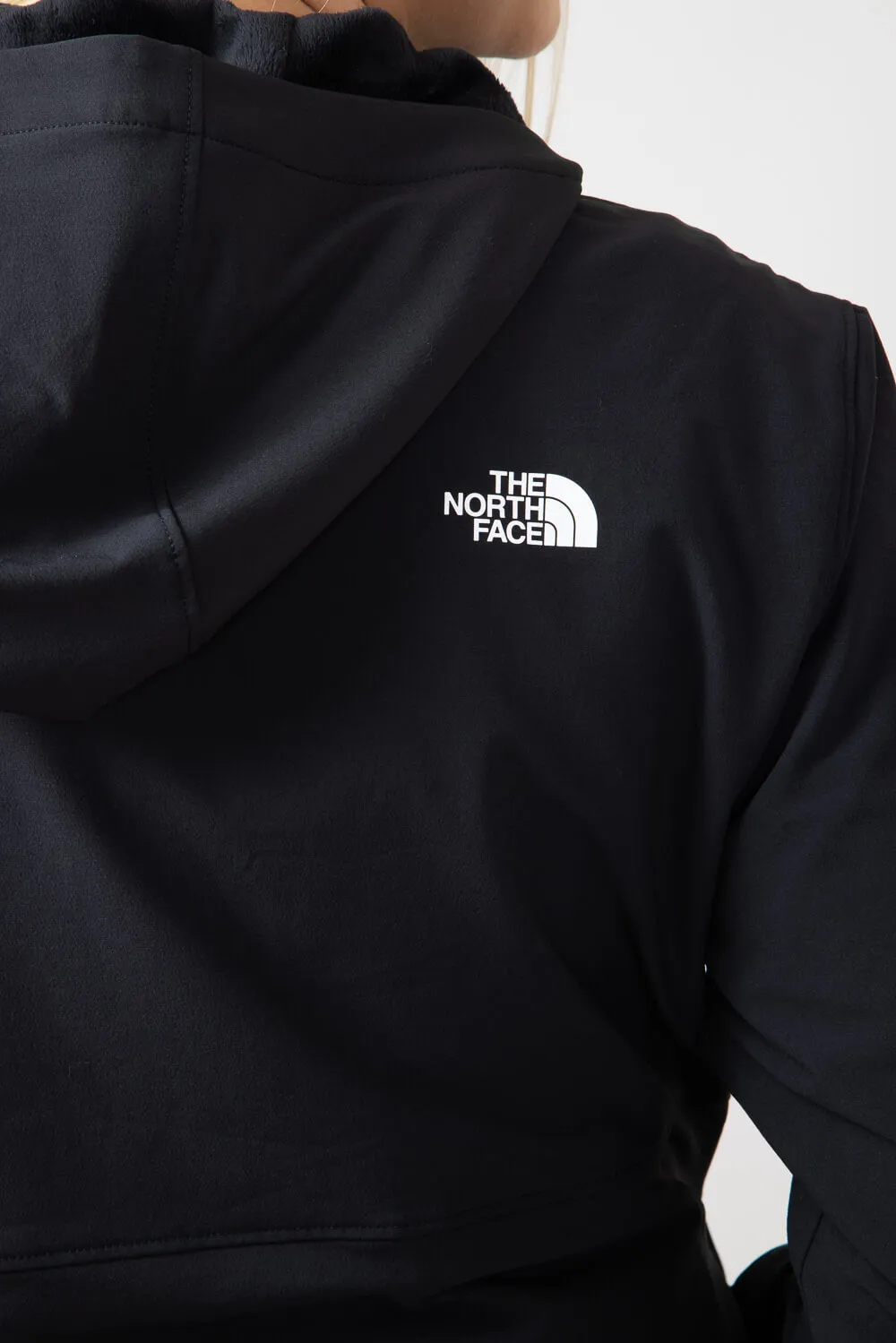 The North Face Shelbe Raschel Hoodie Jacket for Women in Black | NF0A84JJ-4H0