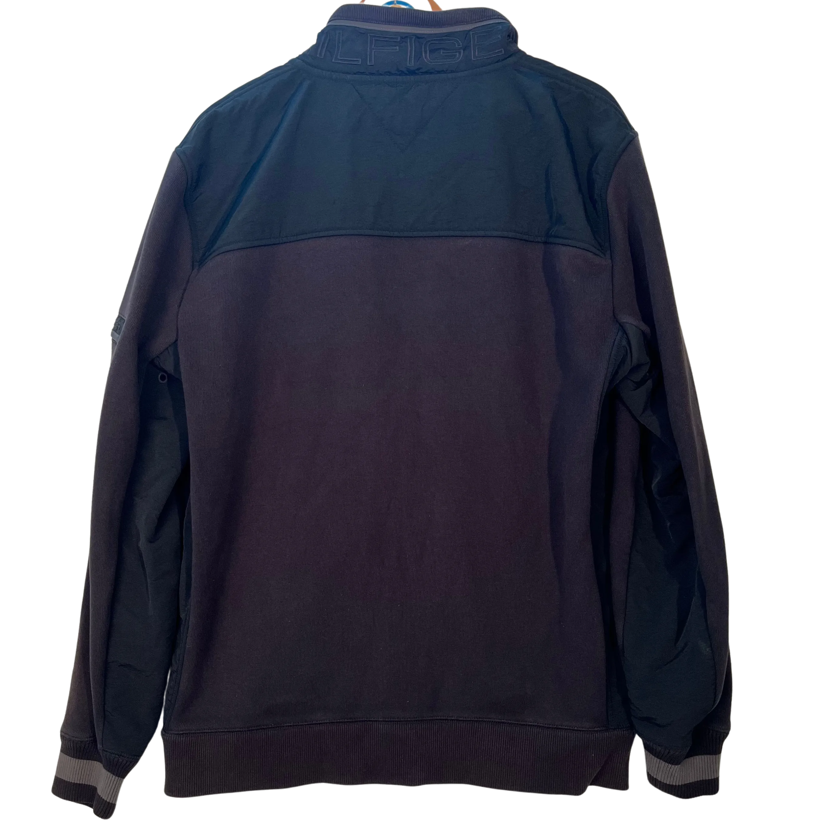 Tommy Hilfiger Black Nylon X Knit Jacket