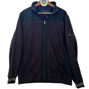 Tommy Hilfiger Black Nylon X Knit Jacket