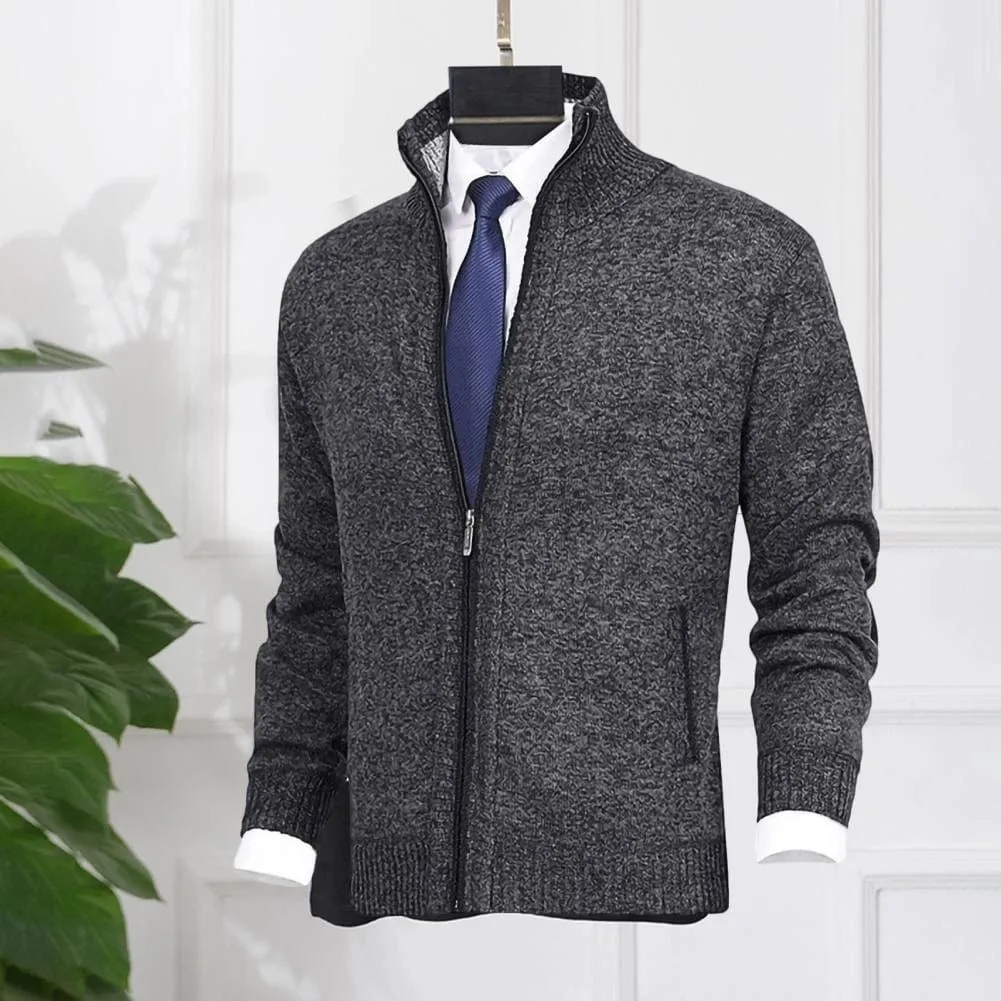 Trendy men's full-zip cardigan | Sylas