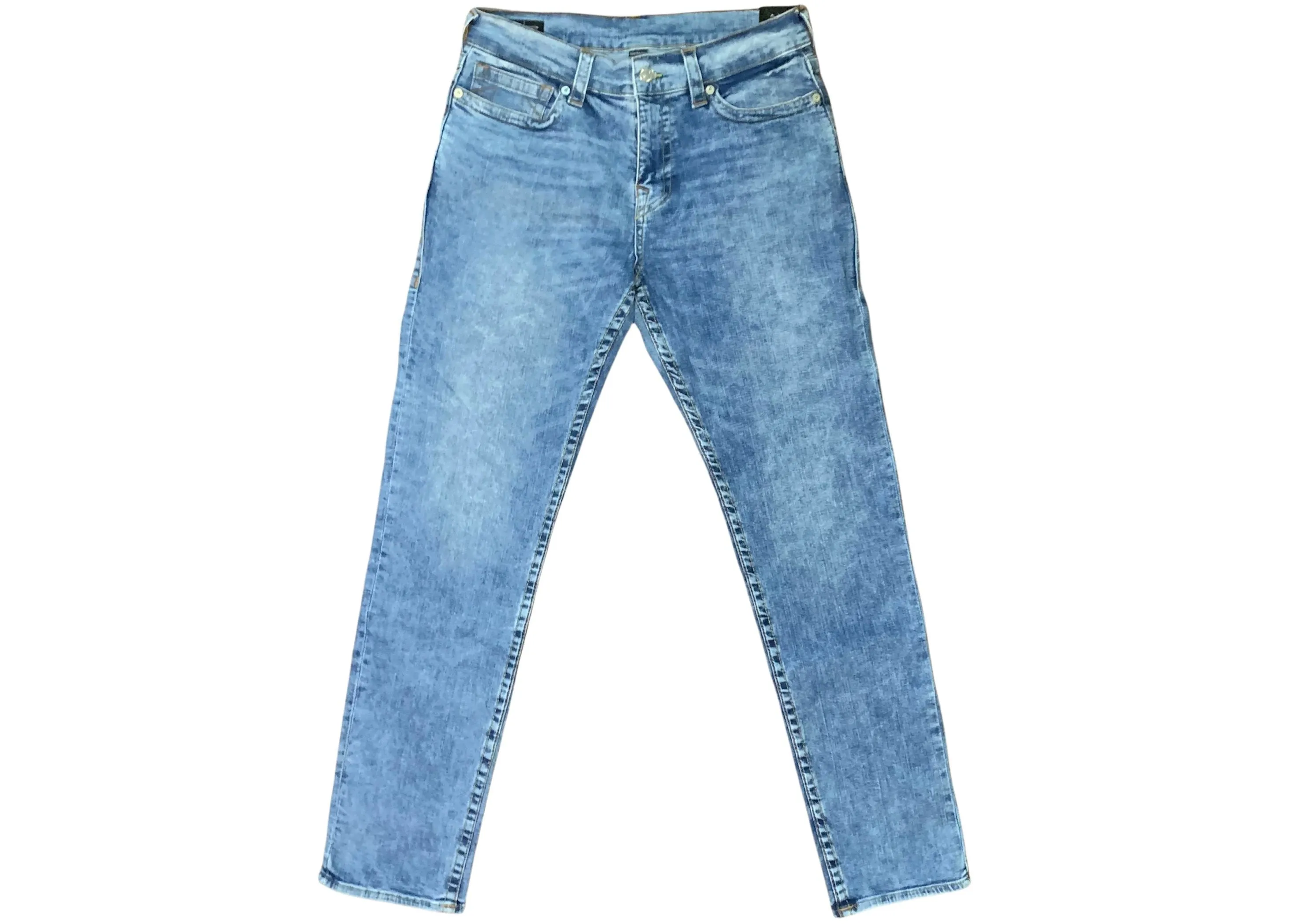 True Religion Geno No Flap Relaxed Slim Jeans “Light Wash”