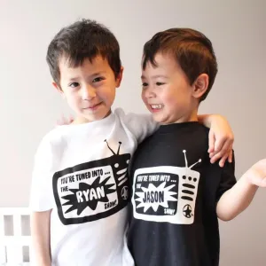 TV show (personalised) Name Kids T-Shirt