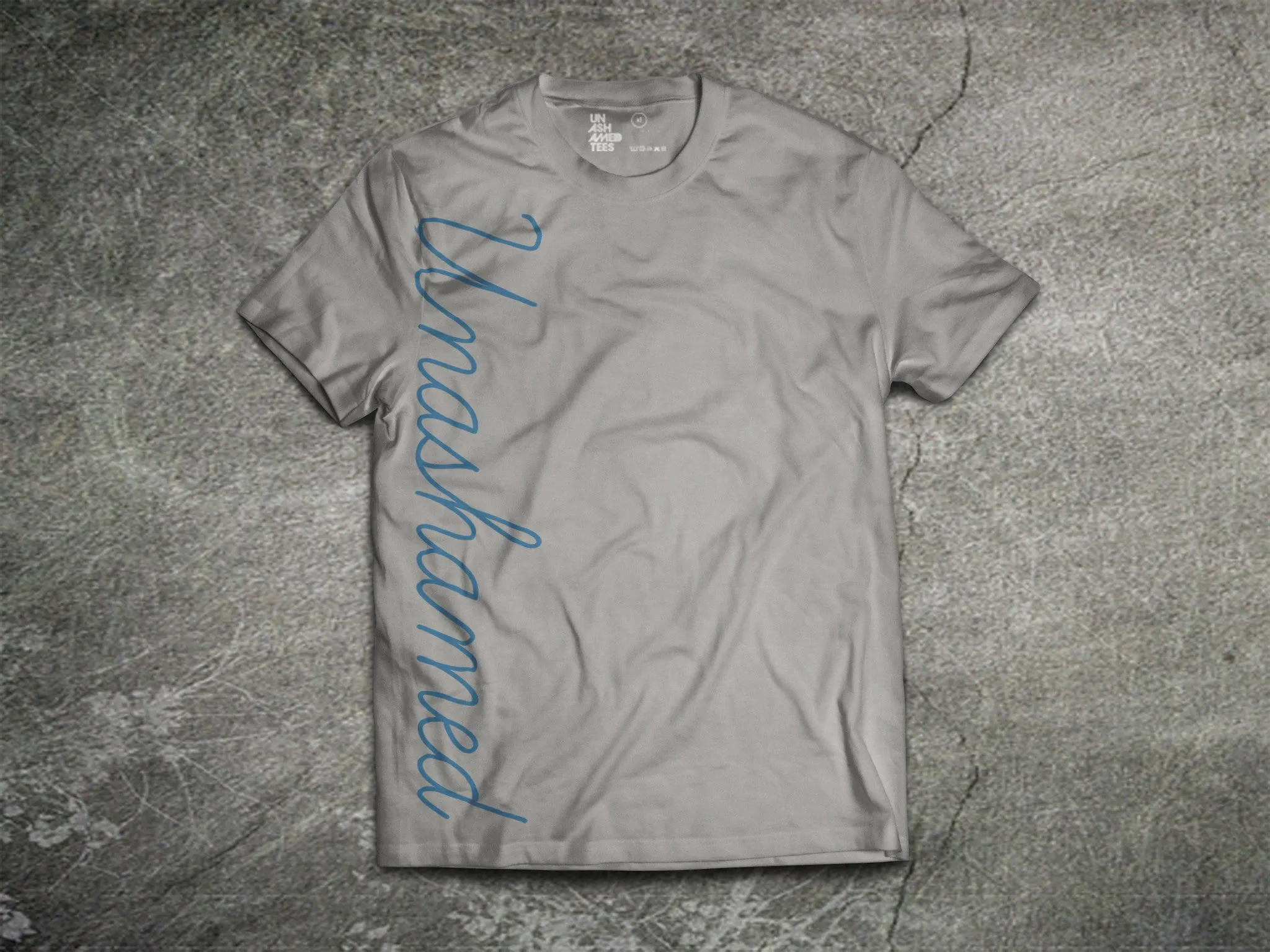 Unashamed Neon Script Mens Tees