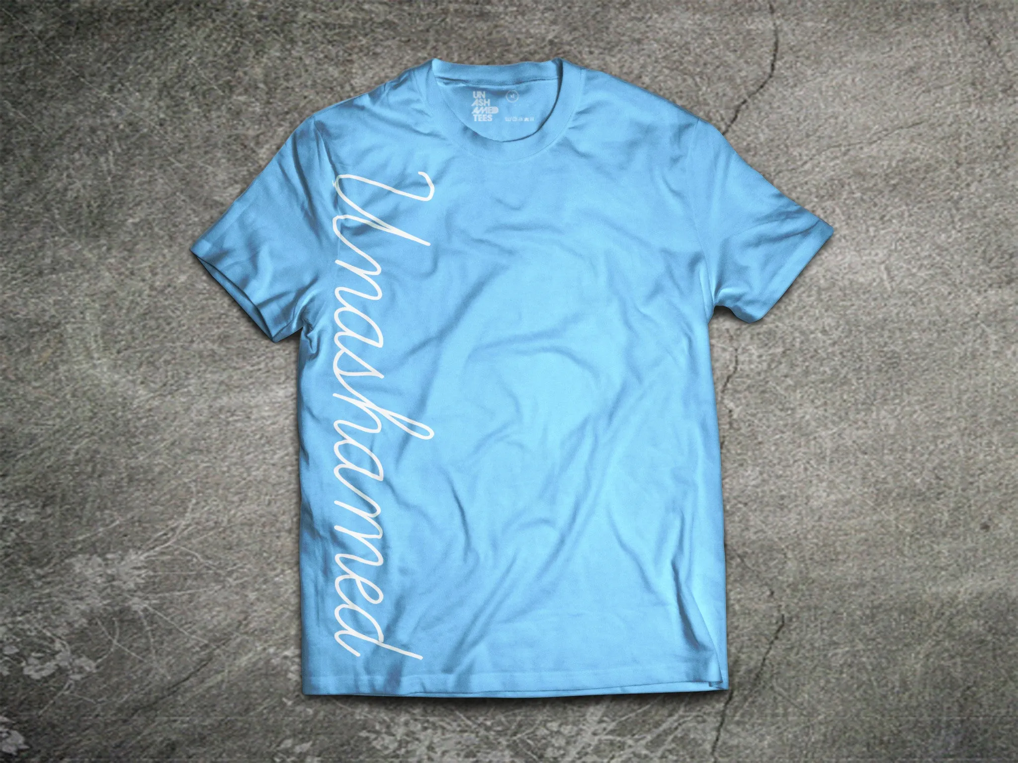 Unashamed Neon Script Mens Tees