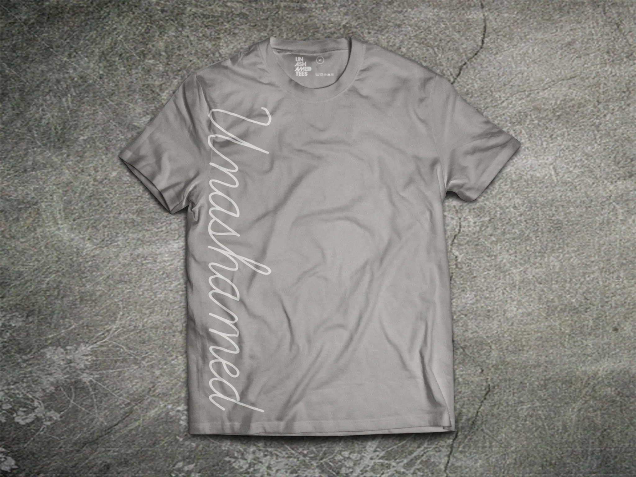 Unashamed Neon Script Mens Tees
