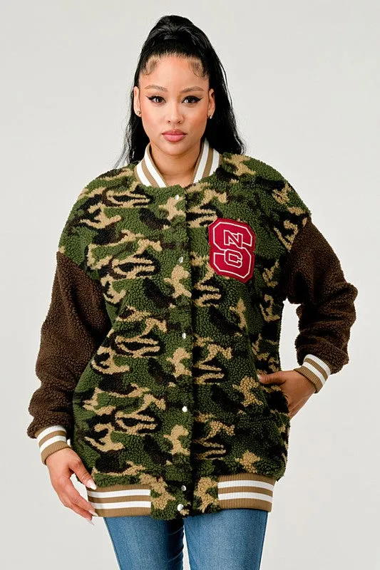 Urban Camo - Camouflage  Letterman Jacket