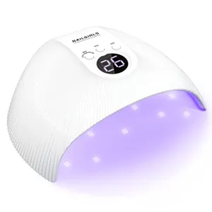 UV LED Nail Lamp, NAILGIRLS 75W UV Light for Nails Professional Nail Dryer for Gel Nail Polish Curing Lamp with 3 Timers Auto Sensor