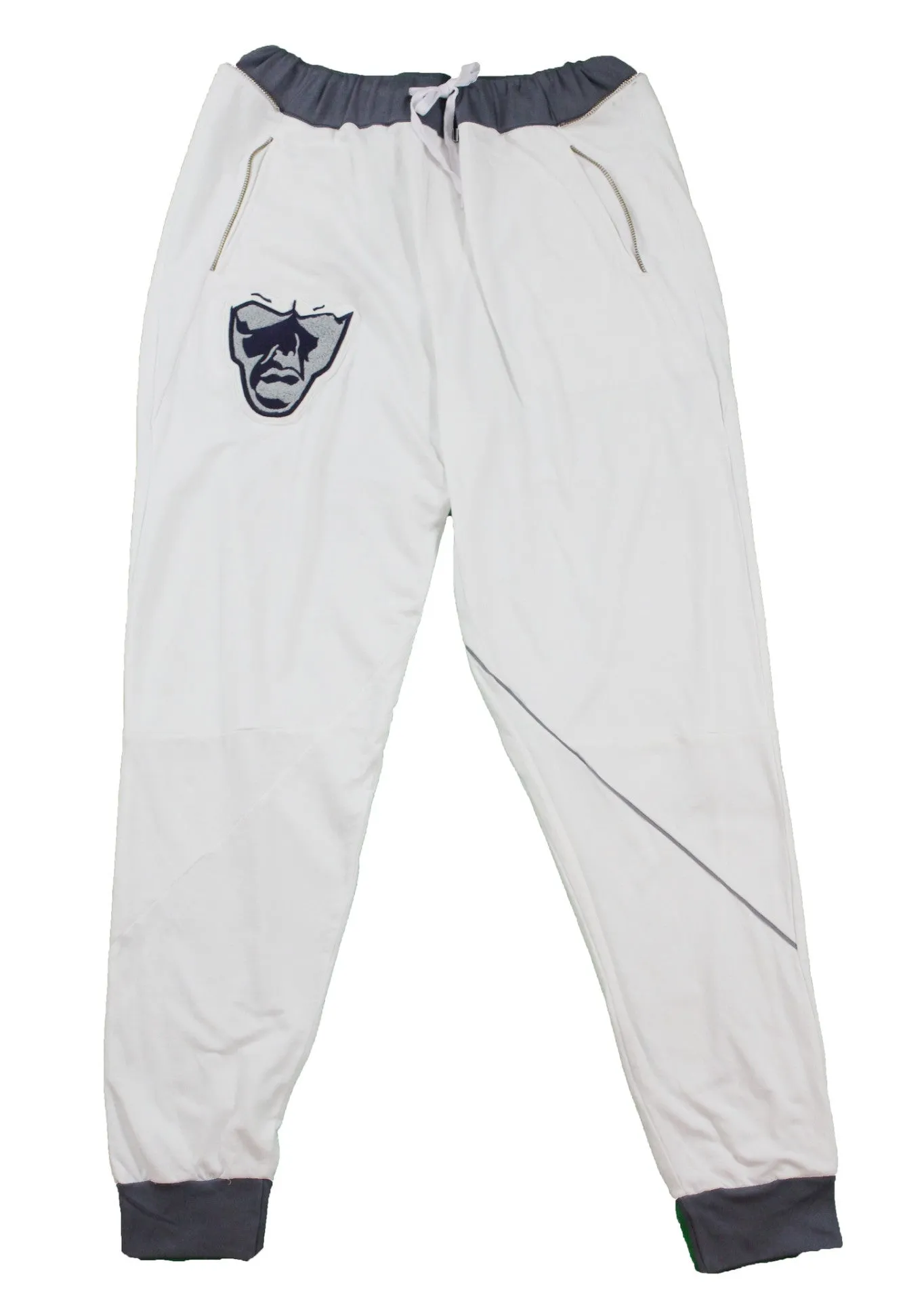 Varsity Big Face Men's Sweatsuit Joggers : White, Grey, & Navy