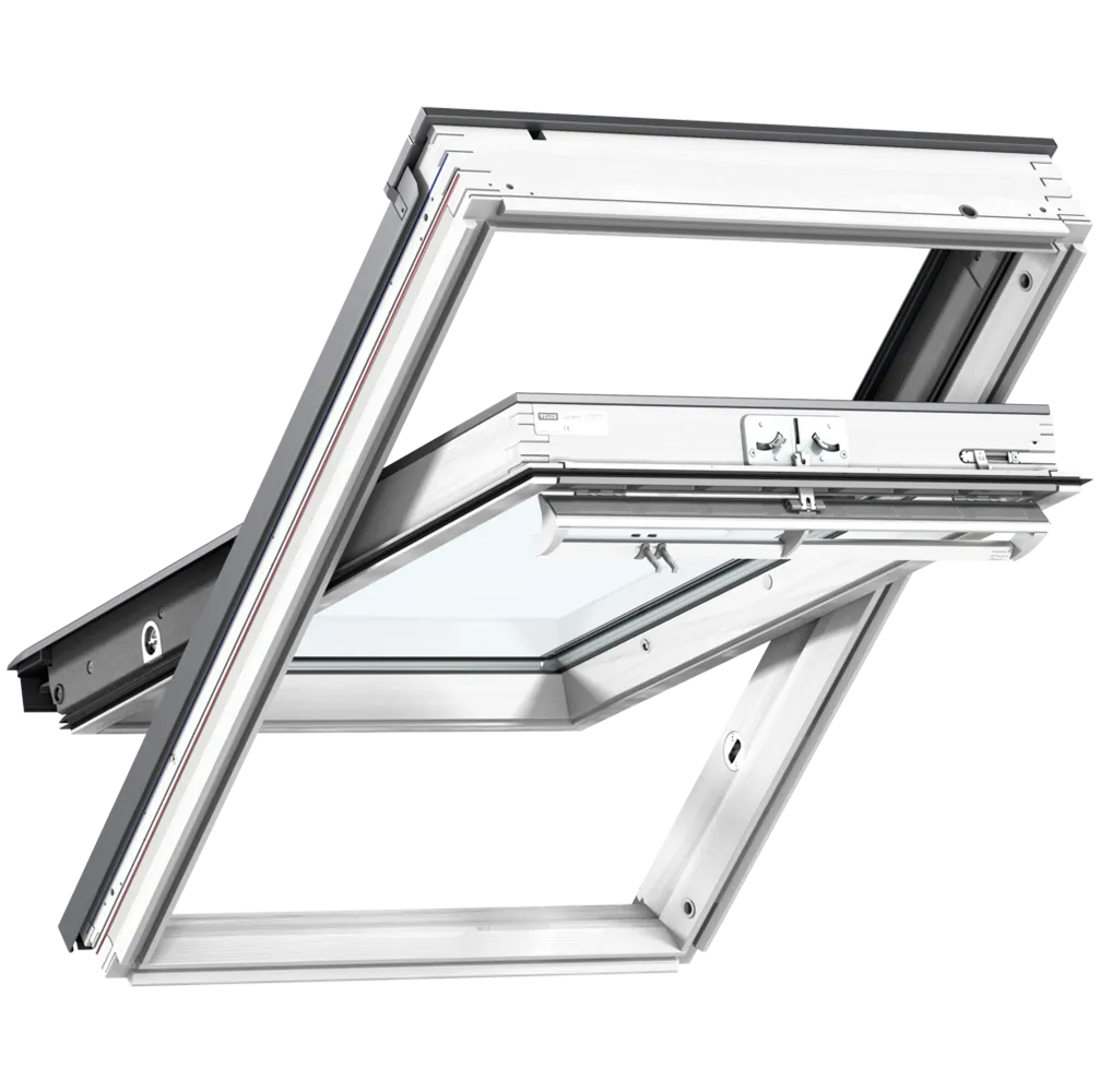 VELUX GGL BK04 2070 White Painted Centre-Pivot Window (47 x 98 cm)