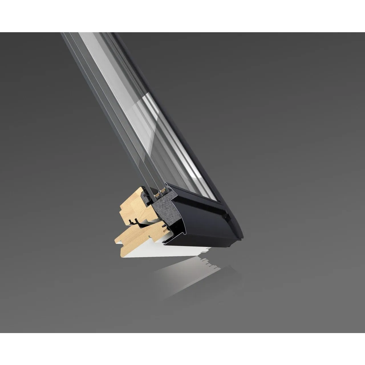 VELUX GGL CK04 2062 White Painted Triple Glazed Centre-Pivot Window (55 x 98 cm)