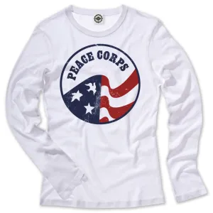 Vintage Peace Corps Logo Kid's Long Sleeve Tee
